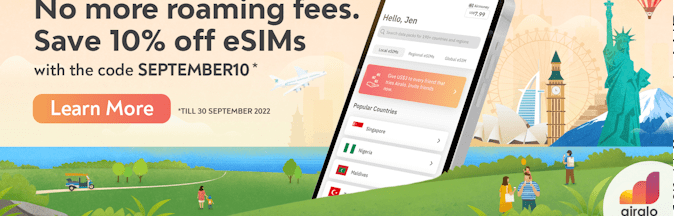 Airalo - Use the code NEWTOAIRALO15 to offer New Customers an additional 15% discount on eSIMs at Airalo.com.