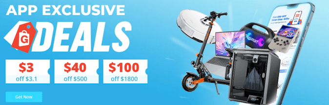 Geekbuying - 100% OFF on ANBERNIC RG35XX H Game Console 64GB+128GB 10000+ Games – Black