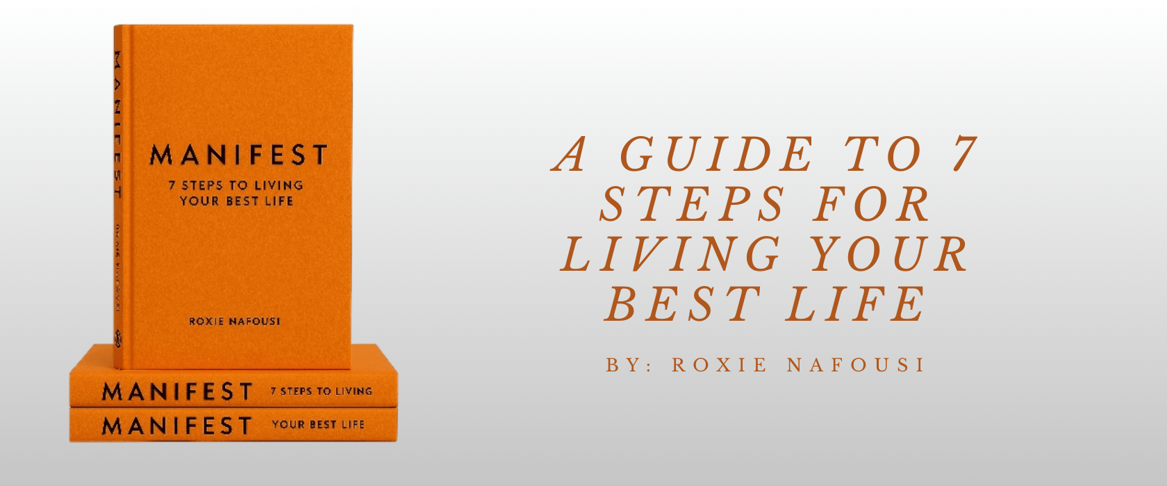 Amazon Singapore - Manifest: A Guide to 7 Steps for Living Your Best Life by Roxie Nafousi